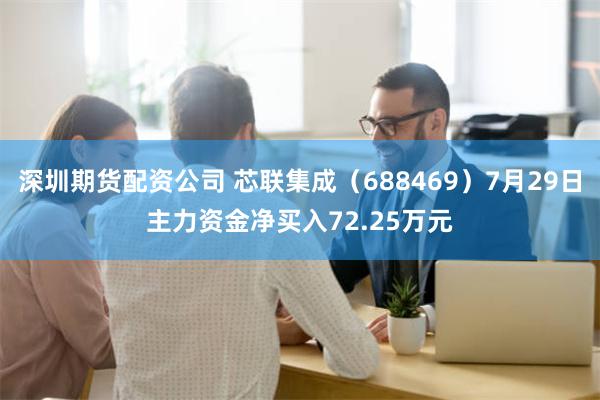 深圳期货配资公司 芯联集成（688469）7月29日主力资金净买入72.25万元